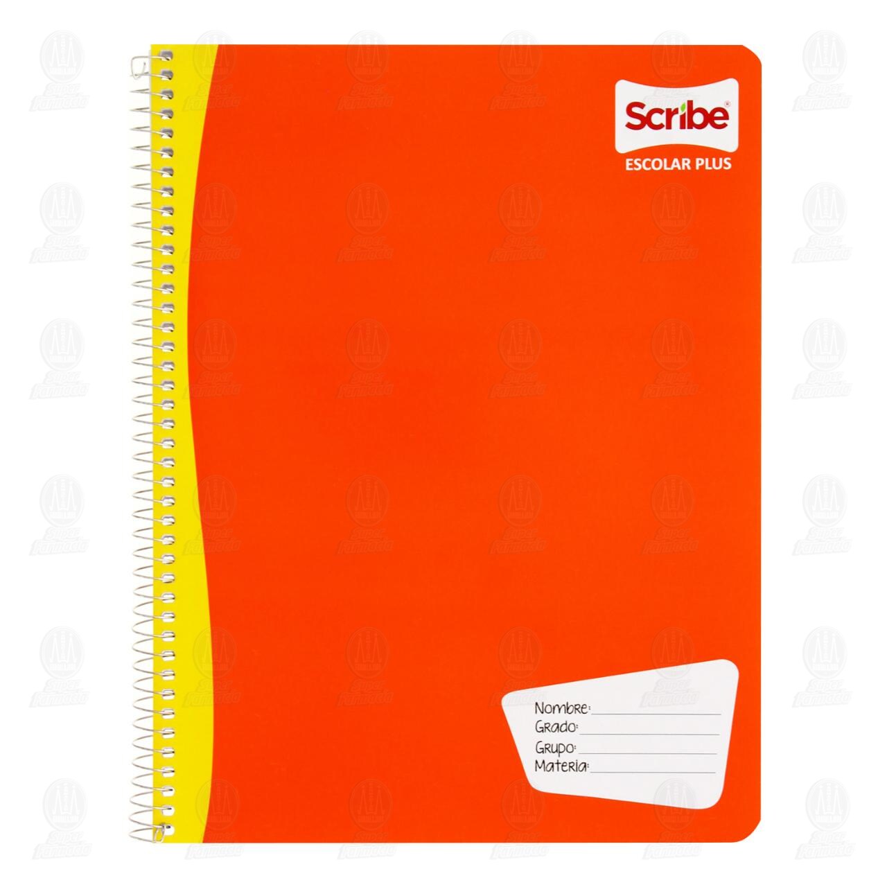 Cuaderno Scribe Escolar Plus Cuadro Grande Varios Colores, 1 pz.