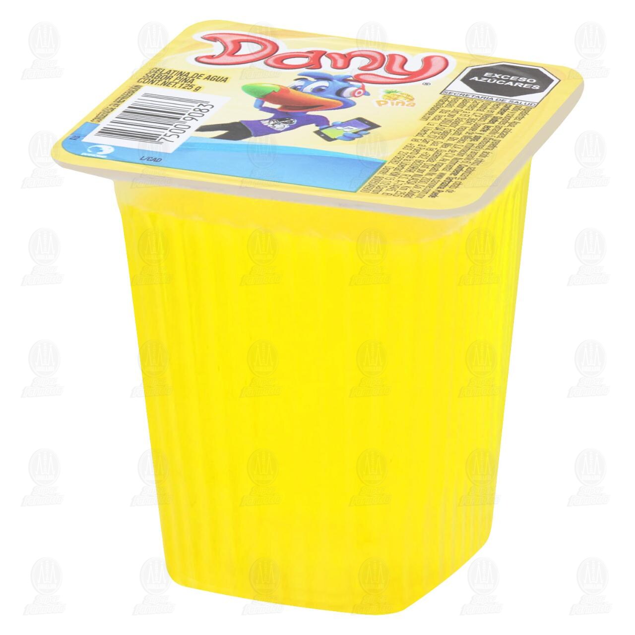 Gelatina de Agua Dany Sabor Pi&ntilde;a, 125 gr. image number 1