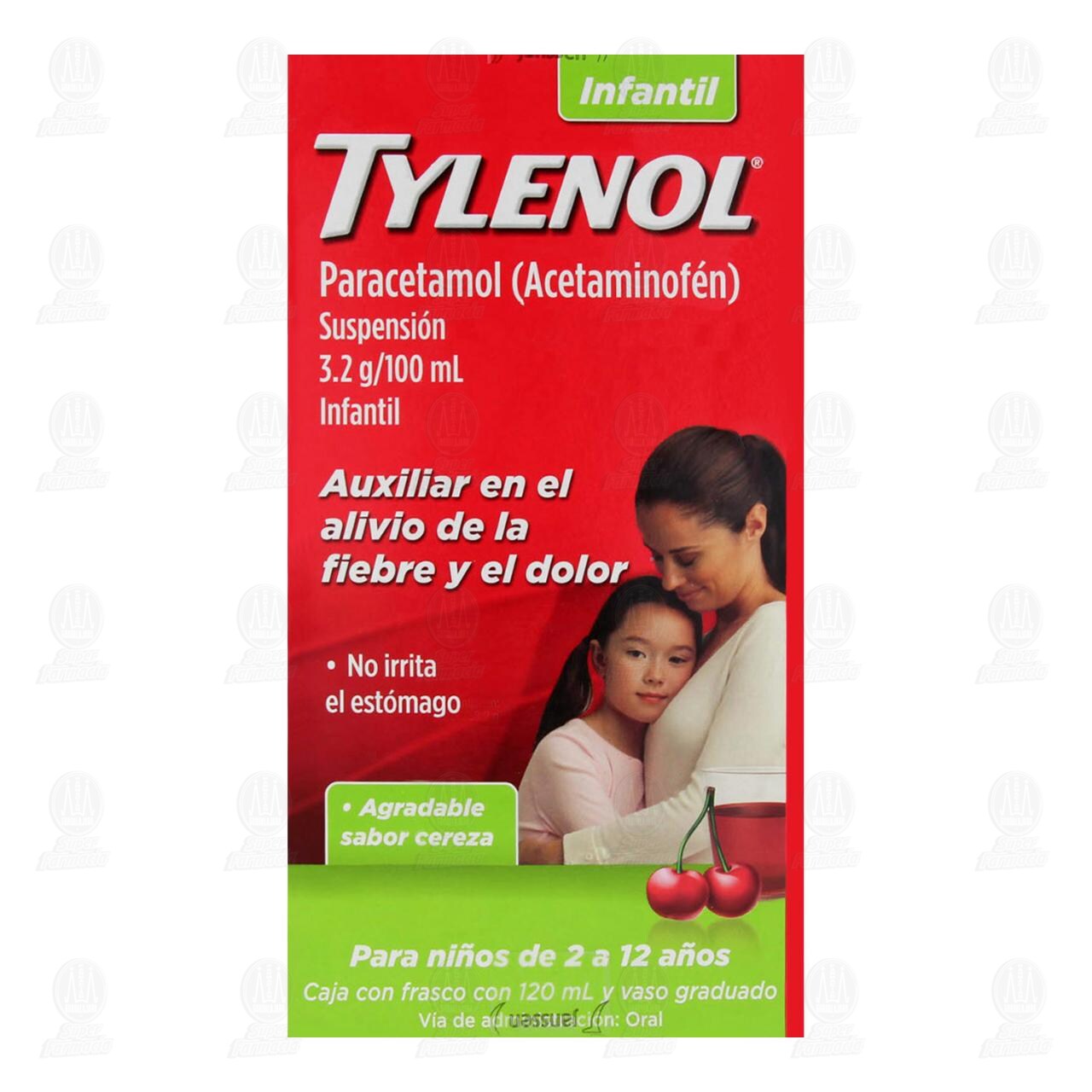 Tylenol Suspensi&oacute;n Infantil 3.2g/100ml, 120 ml. image number 1