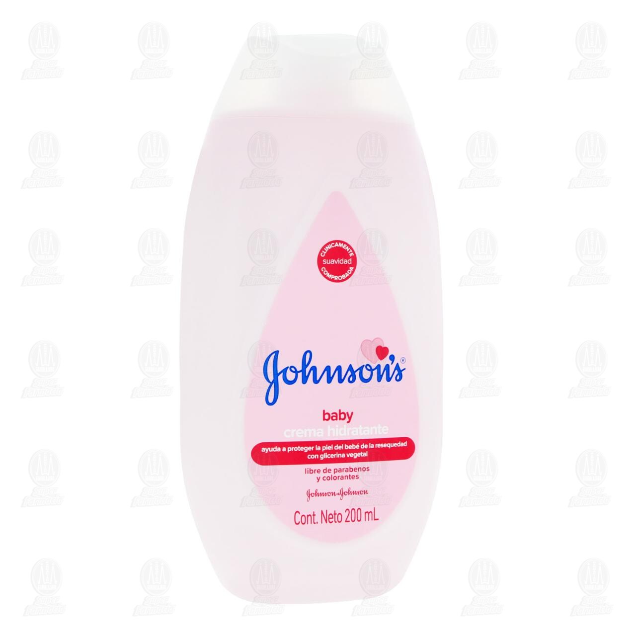 Crema Hidratante Johnson's Baby, 200 ml.