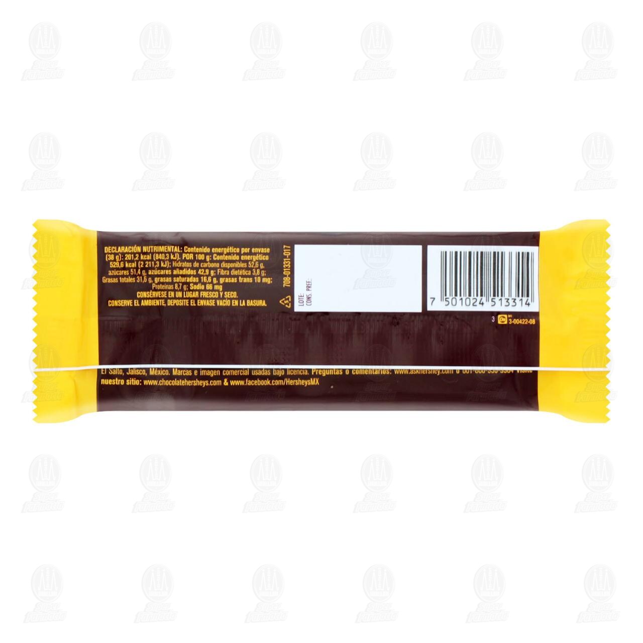 Chocolate Hershey's Almonds, 38 gr. image number 1