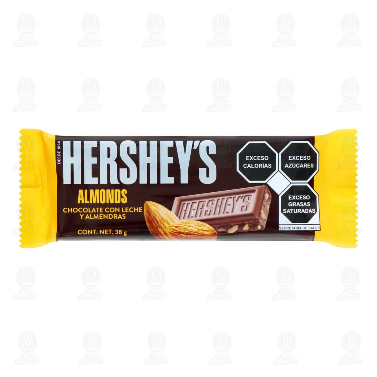 Chocolate Hershey's Almonds, 38 gr. image number 0