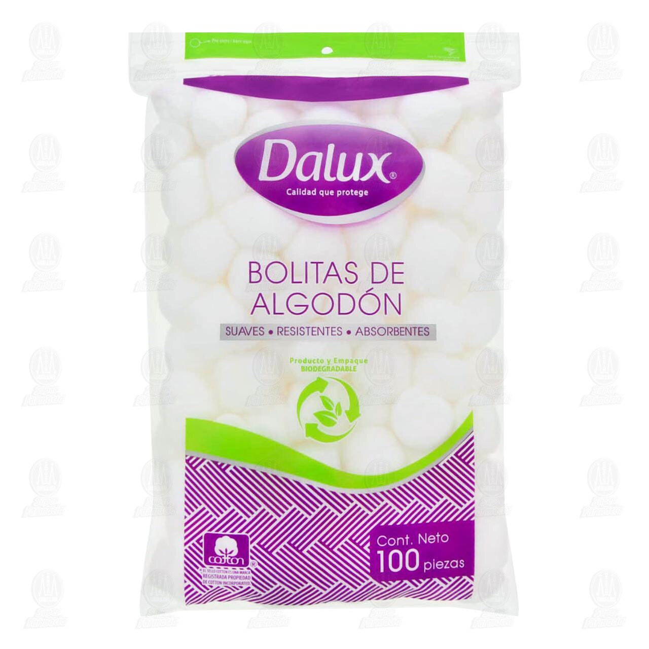 Algodón Dalux en Bolitas, 100 pzas. image number 0