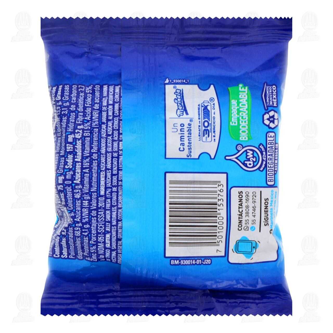 Galleta Rocko Marinela, 44 gr. image number 1
