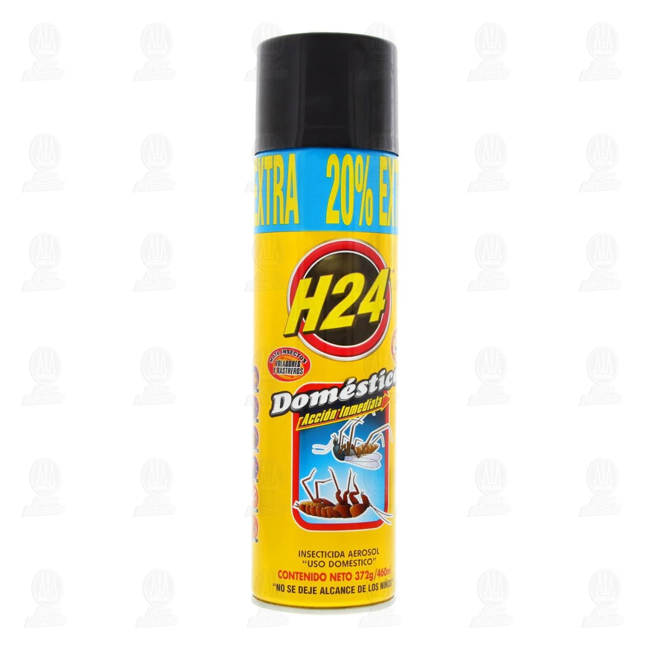 Insecticida H24 Dom&eacute;stico en Aerosol Acci&oacute;n Inmediata, 460 ml. image number 0