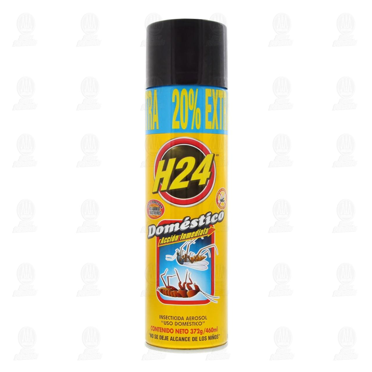 Insecticida H24 Dom&eacute;stico en Aerosol Acci&oacute;n Inmediata, 460 ml. image number 1