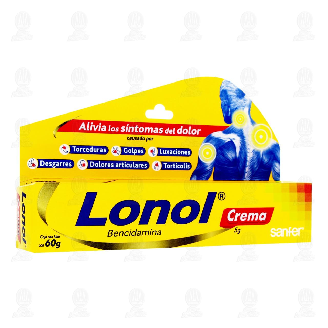 Lonol 5 gr Crema, 60 gr. image number 0
