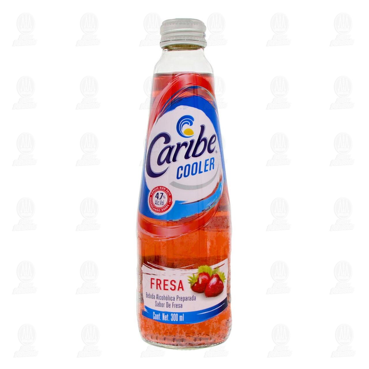 Bebida Preparada Caribe Cooler Sabor Fresa, 300 ml. image number 1