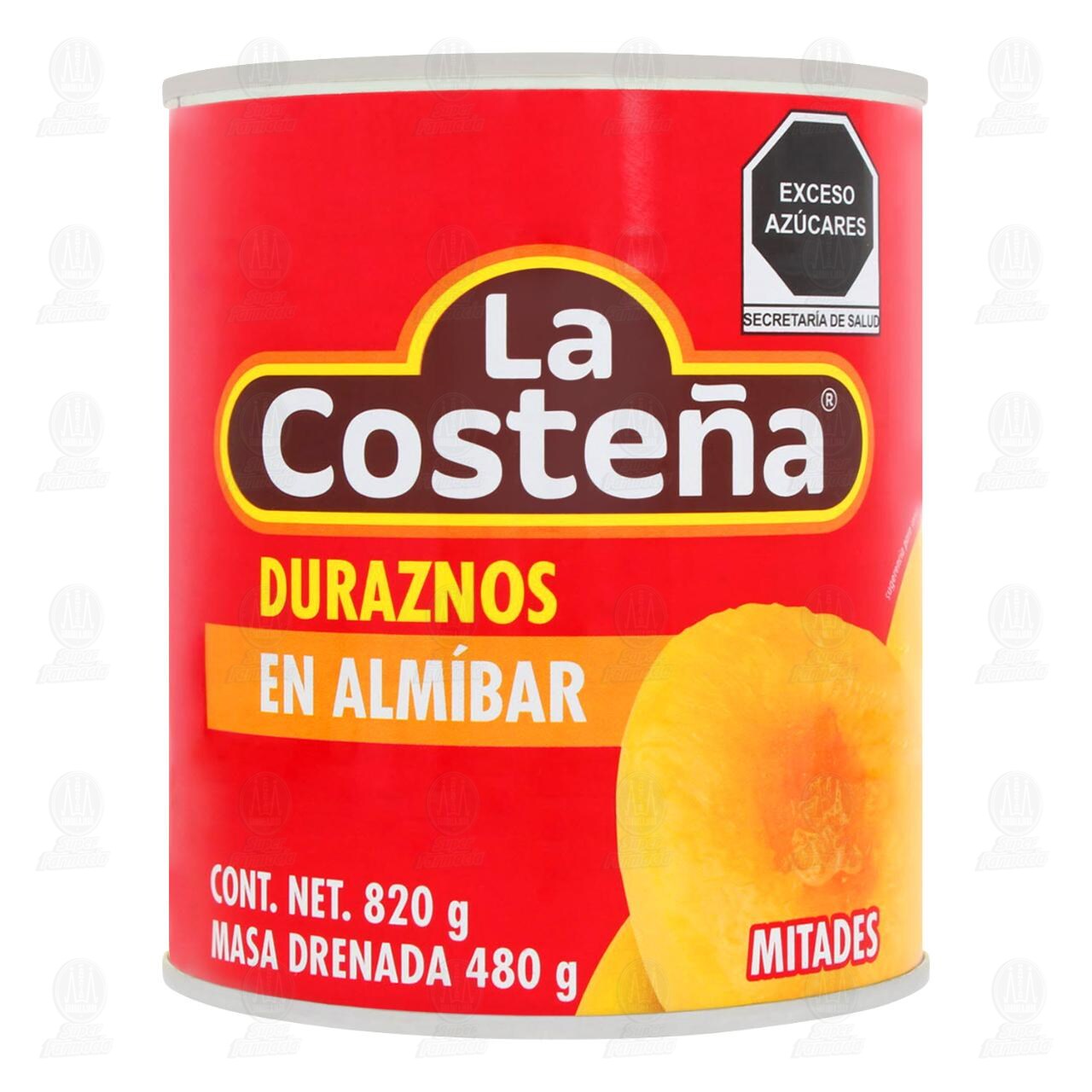 Duraznos La Costeña en Almíbar, 820 gr. image number 1
