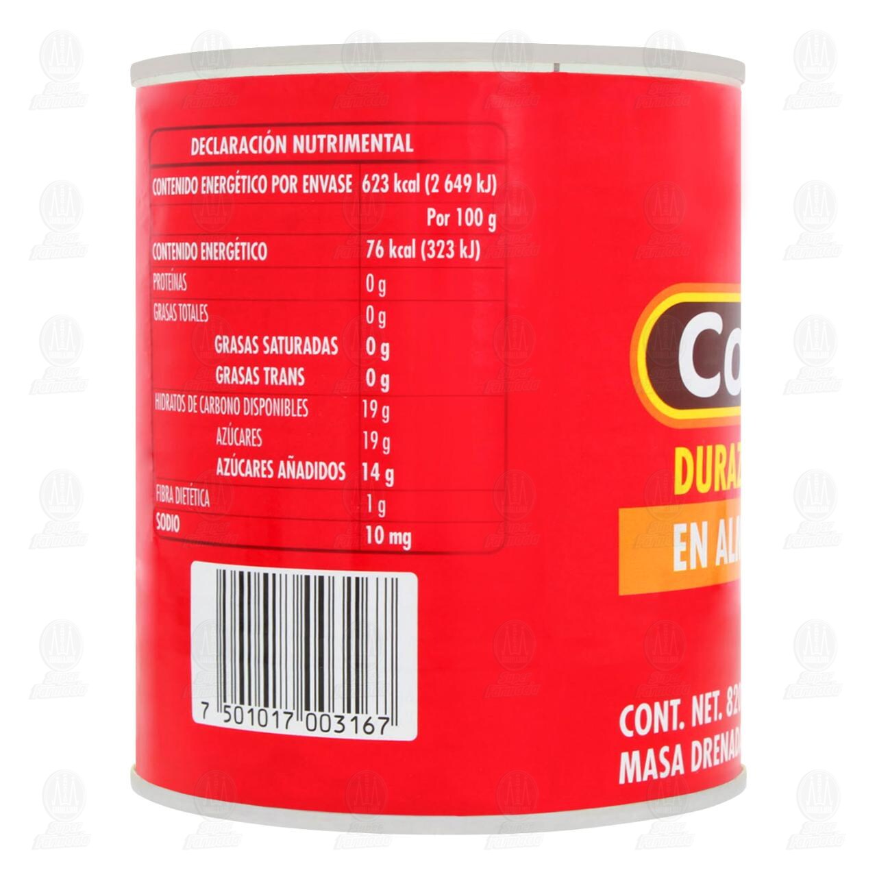 Duraznos La Costeña en Almíbar, 820 gr. image number 2