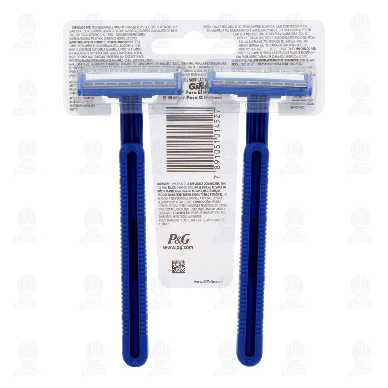 Máquinas para Afeitar Desechables Gillette Prestobarba, 2 pzas. image number 1