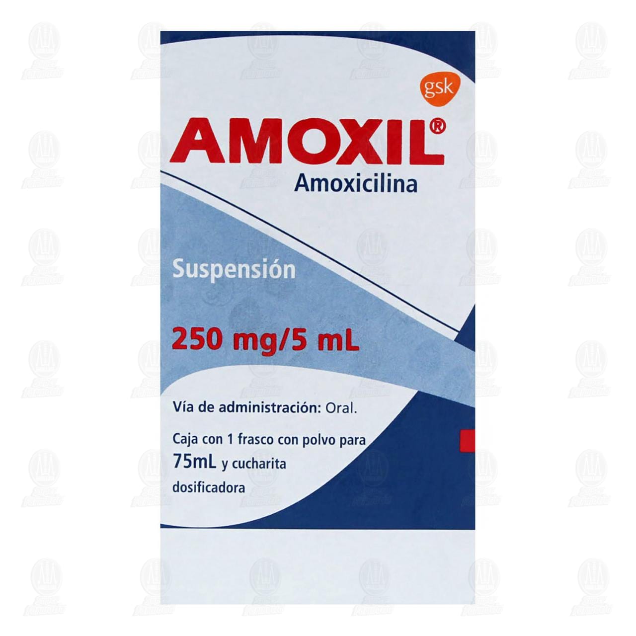 Amoxil 250 mg / 5 ml Suspensi&oacute;n, 75 ml. image number 1