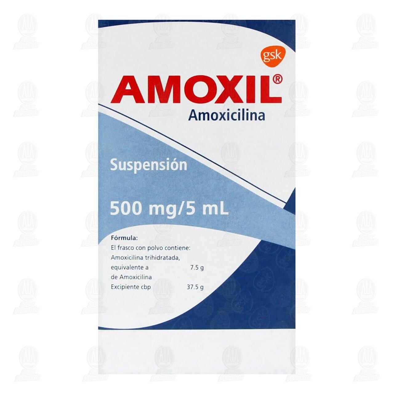 Amoxil Suspensi&oacute;n 500mg/5ml, 75 ml. image number 2