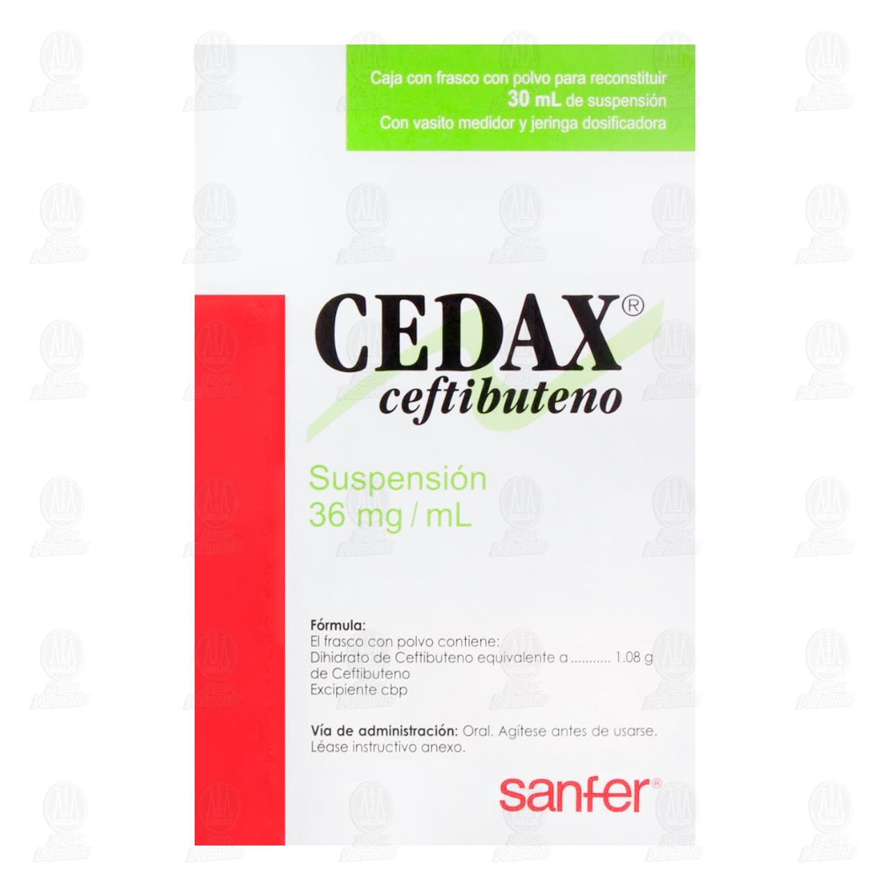 &nbsp;Cedax 36mg/ml Suspensi&oacute;n, 30 ml. image number 2