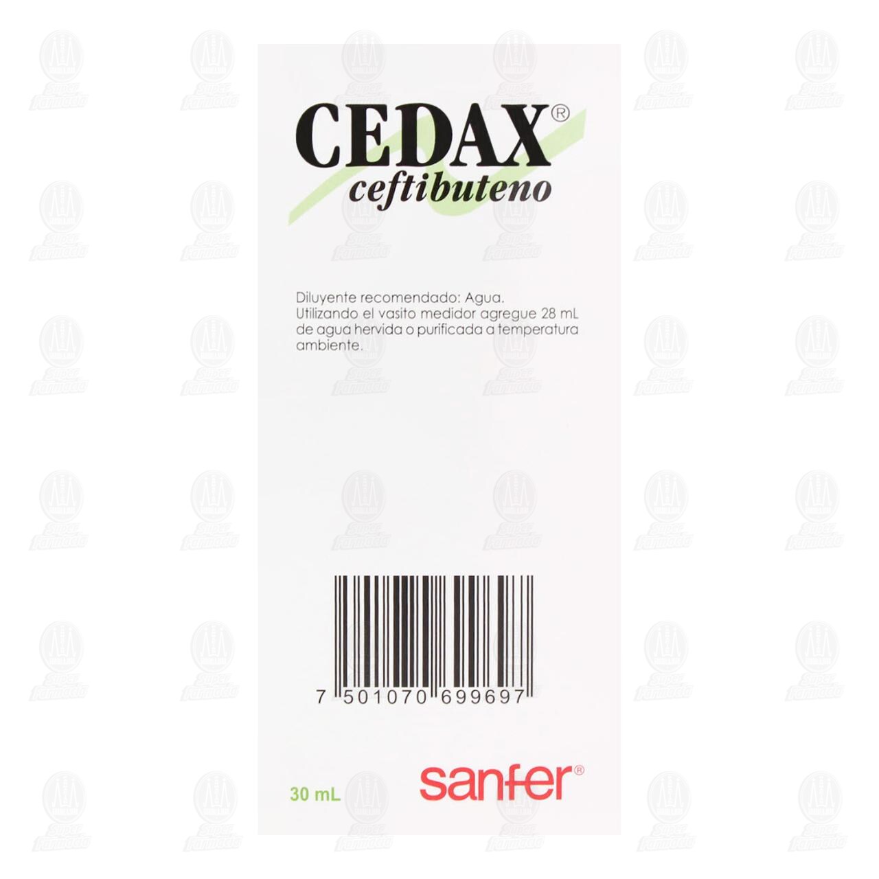 &nbsp;Cedax 36mg/ml Suspensi&oacute;n, 30 ml. image number 3