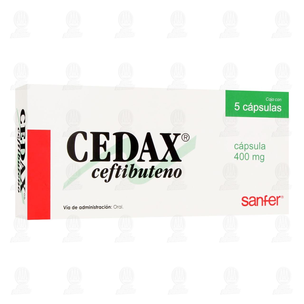 Imagen para Cedax 400mg 5 Cápsulas