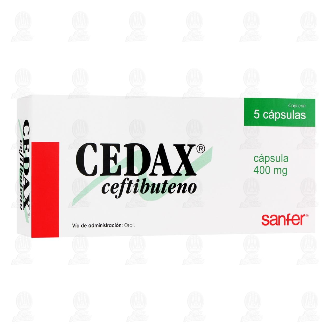 Cedax 400 mg, 5 C&aacute;psulas. image number 0