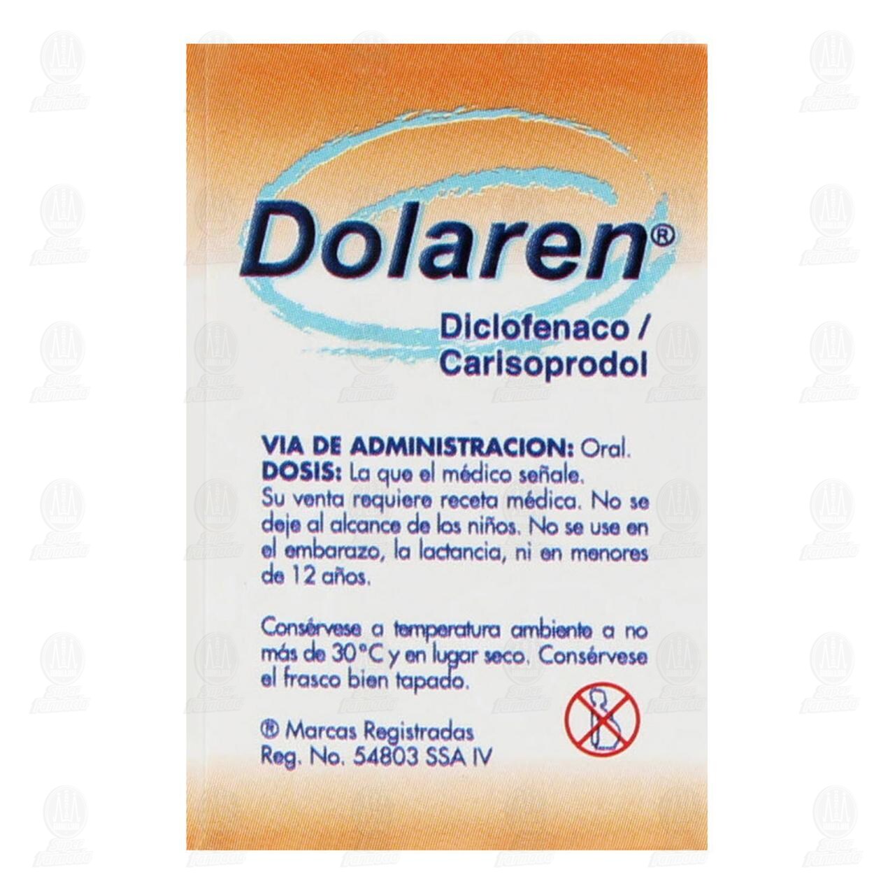 Dolaren 50mg/200mg, 30 Tabletas. image number 3
