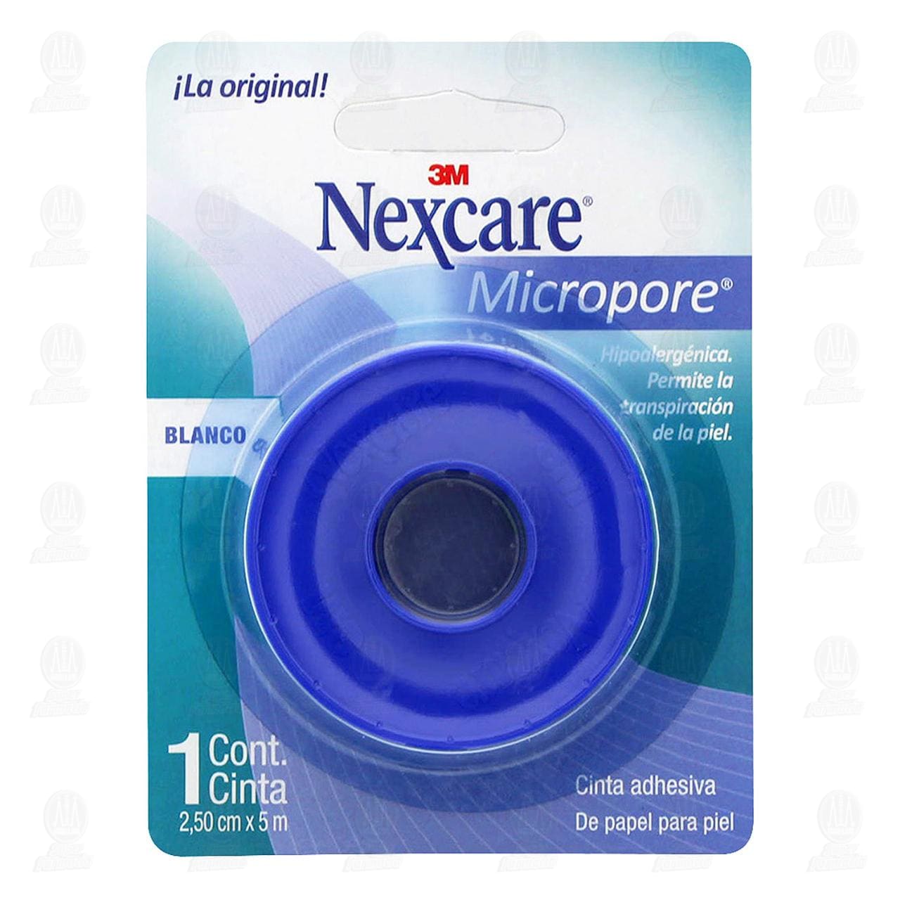 3M Nexcare Cinta Micropore Blanco 2.50cm x 5m, 1 pz. image number 0