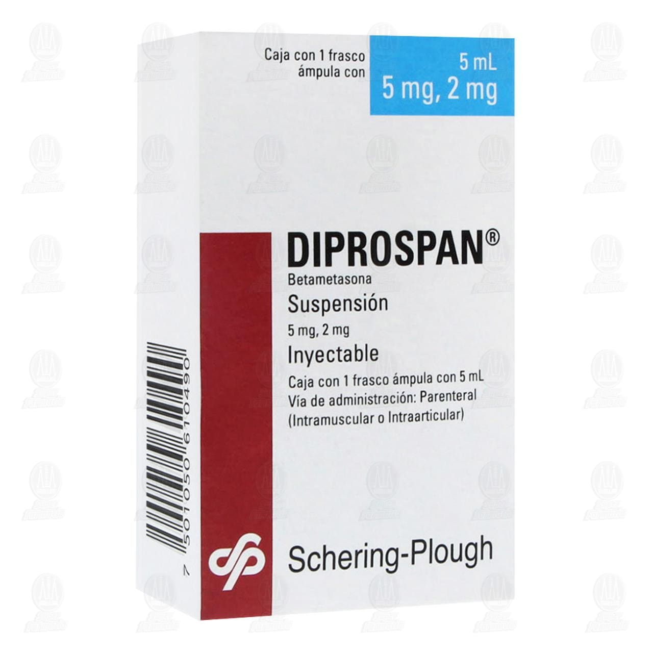 Diprospan 5mg/2mg Suspensi&oacute;n Inyectable, 5 ml. image number 0