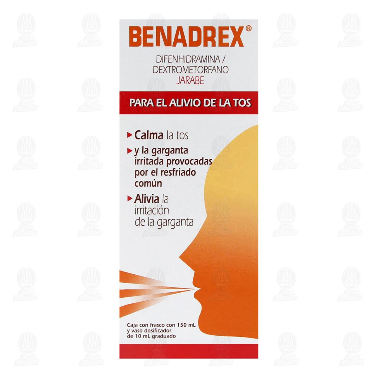Antitusivo Benadrex Jarabe, 150 ml. image number 1
