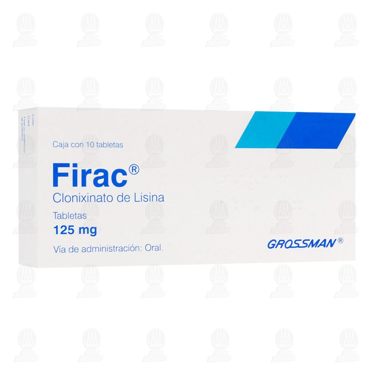 Firac 125 mg, 10 Tabletas. image number 0