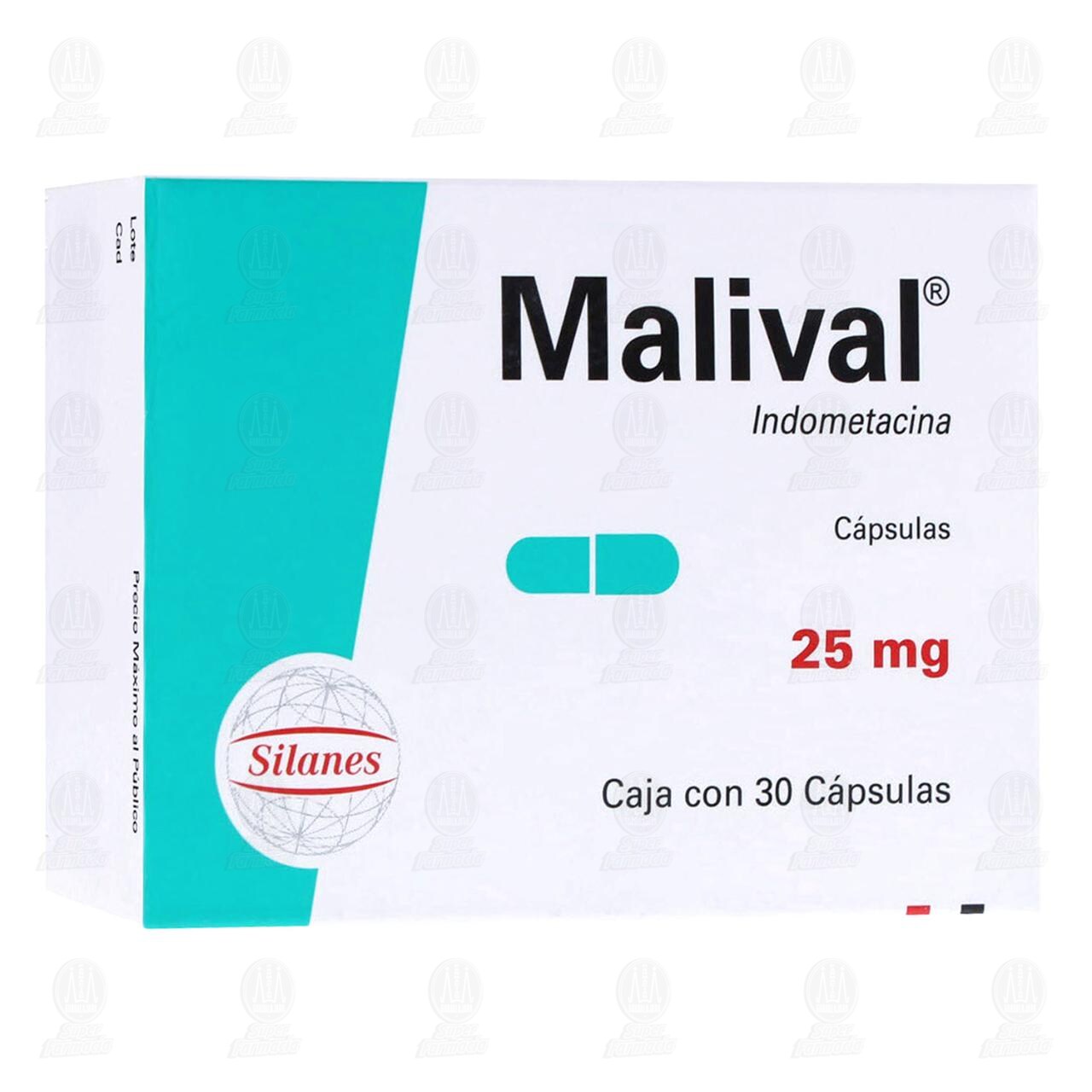 Malival 25 mg, 30 C&aacute;psulas. image number 0