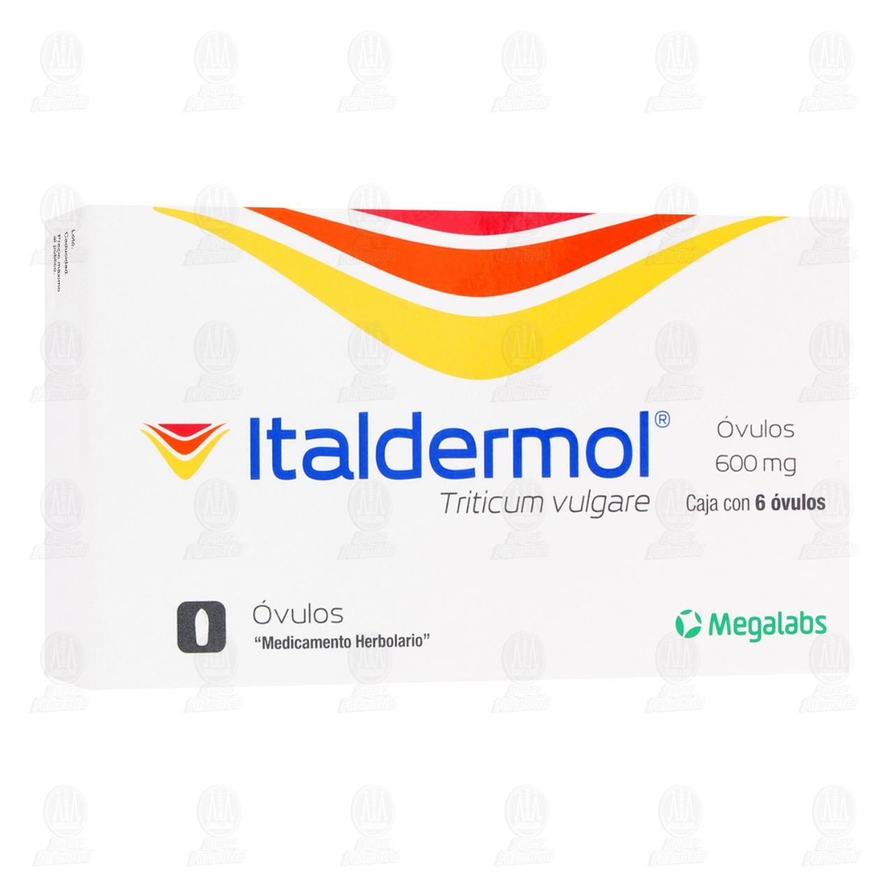 Imagen para Italdermol 600 mg, 6 Óvulos.
