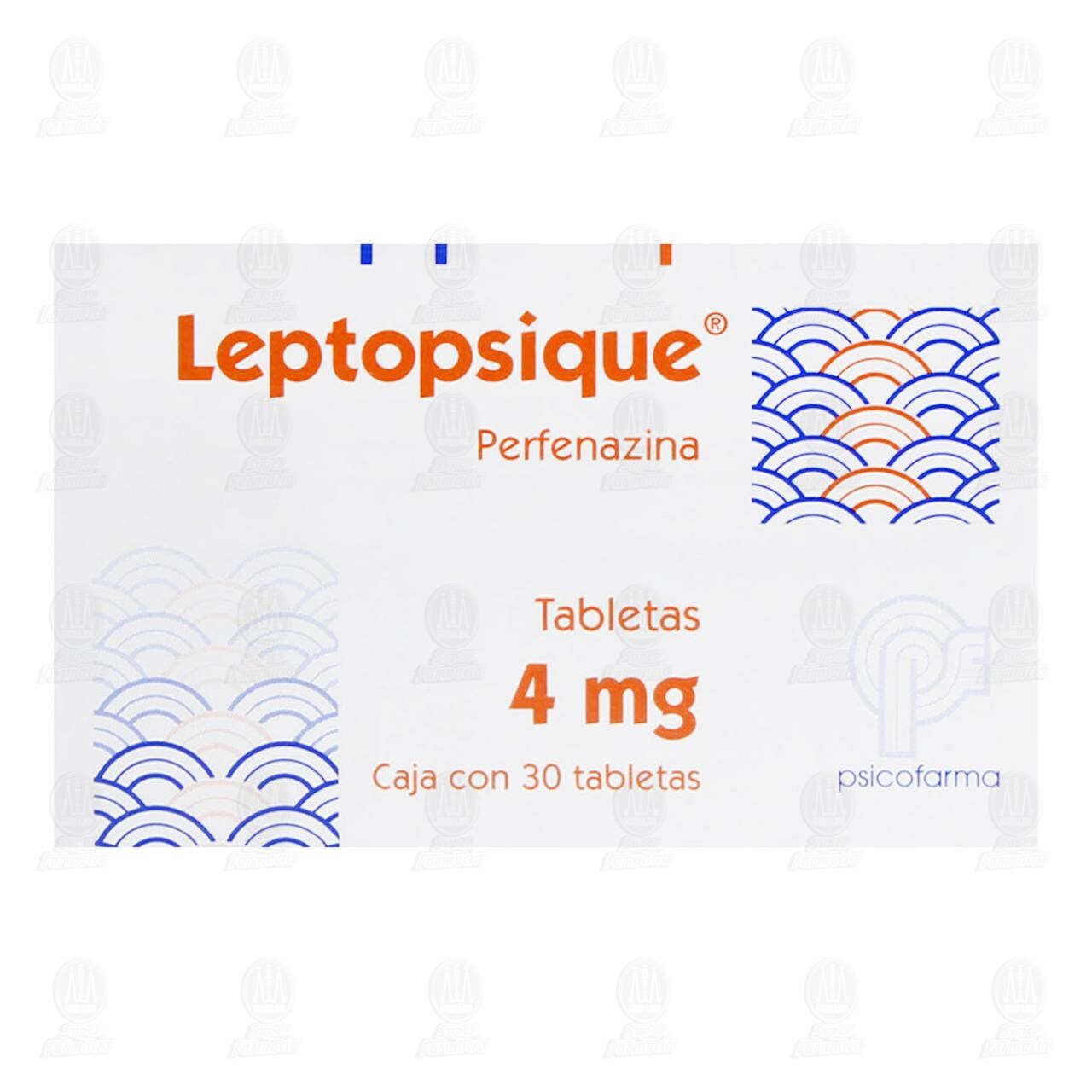 Leptopsique 4 mg, 30 Tabletas. image number 1