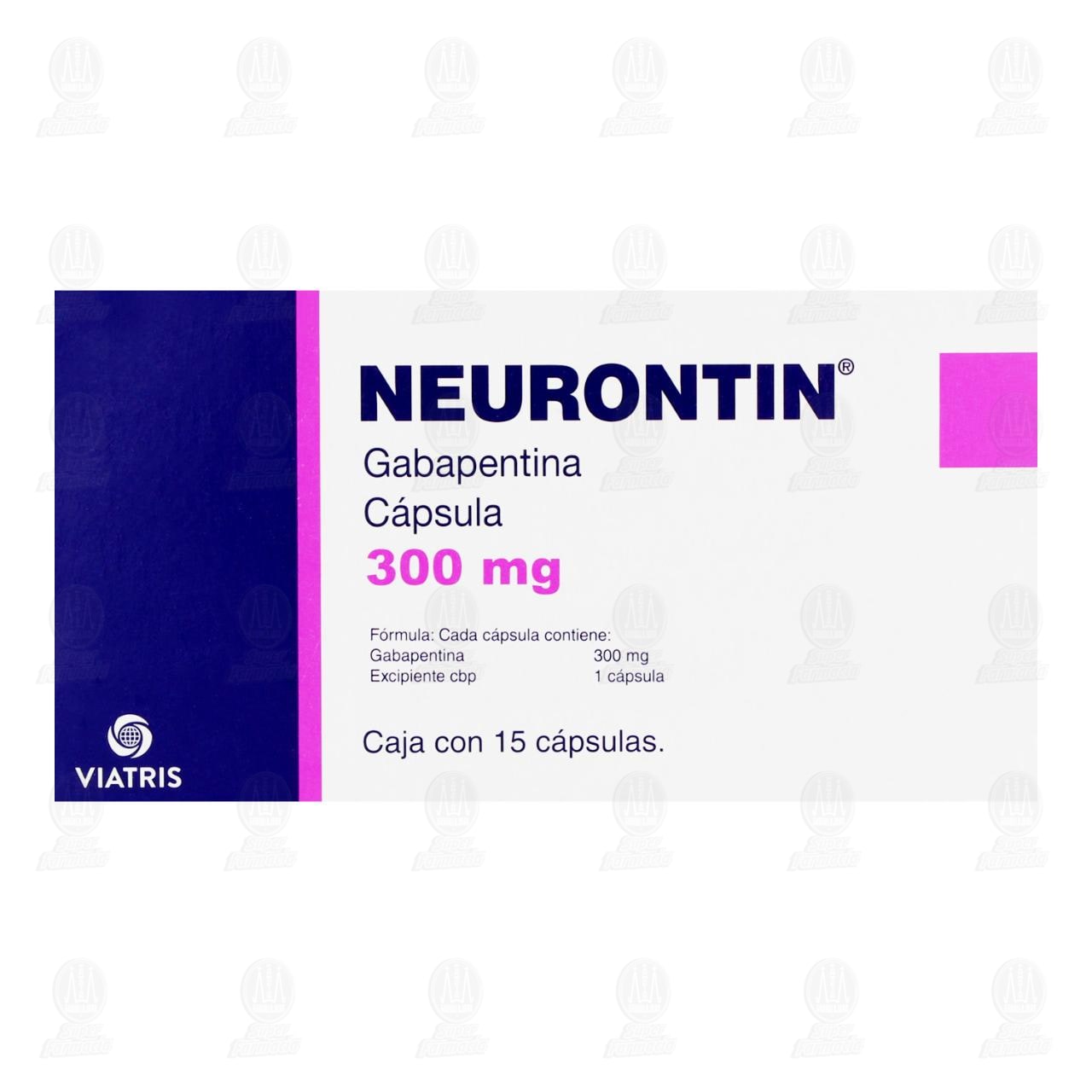 Neurontin 300 mg, 15 C&aacute;psulas. image number 2