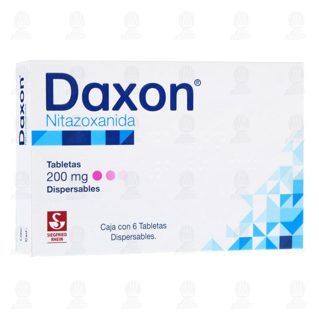 Daxon 200 mg, 6 Tabletas Dispersables.
