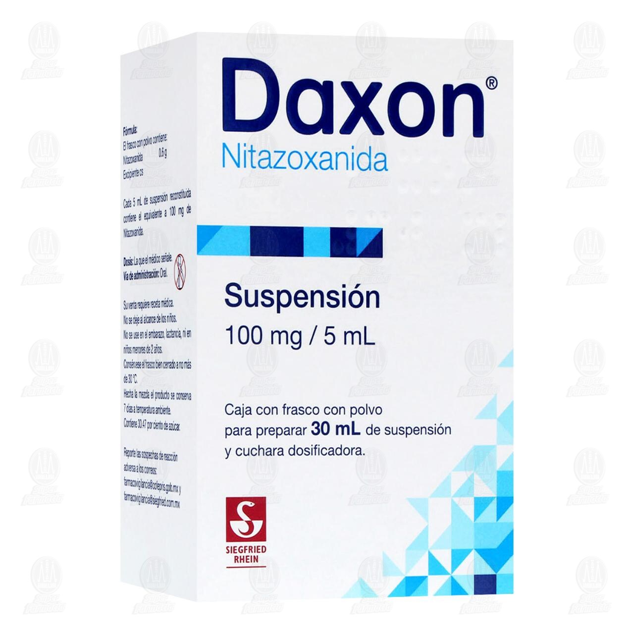 Daxon Suspensi&oacute;n 100mg/5ml, 30 ml.