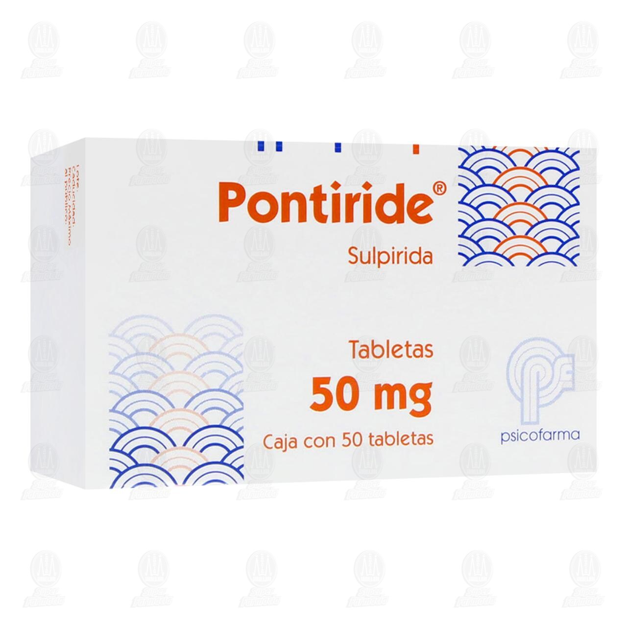 Pontiride 50 mg, 50 Tabletas. image number 0