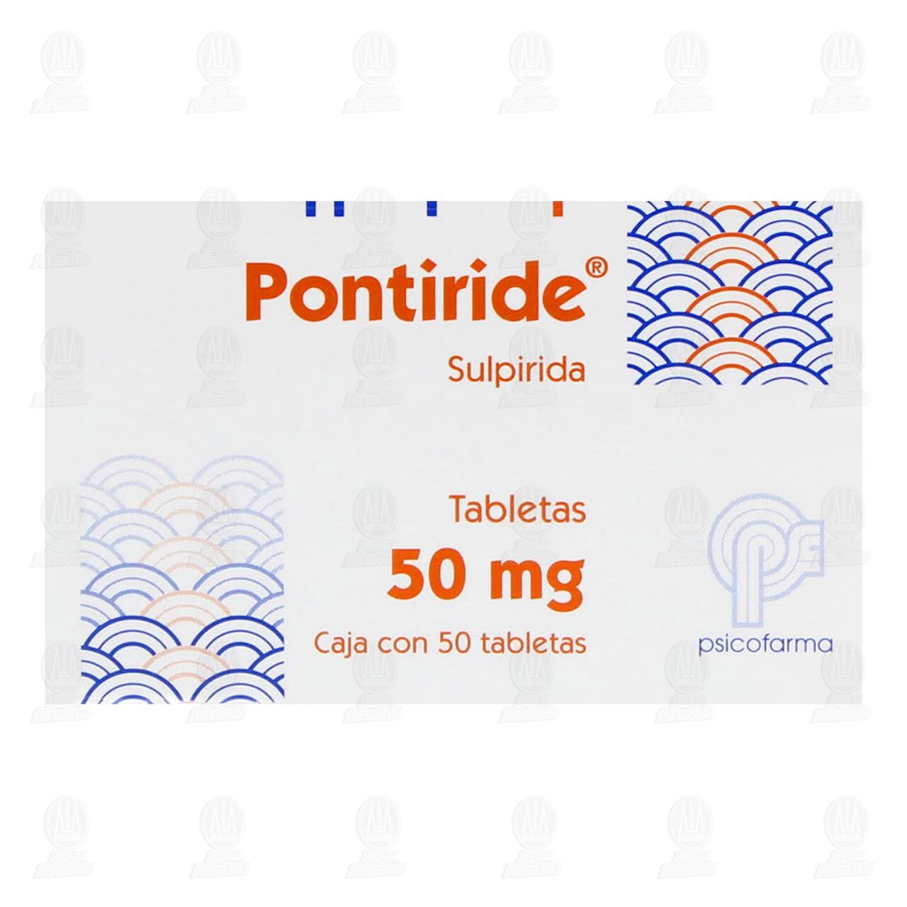 Pontiride 50 mg, 50 Tabletas. image number 1
