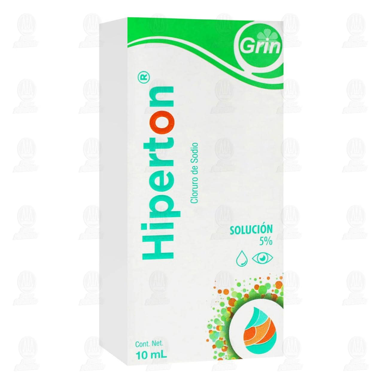 Hiperton 5%, 10 ml Soluci&oacute;n Oft&aacute;lmica Gotas. image number 0