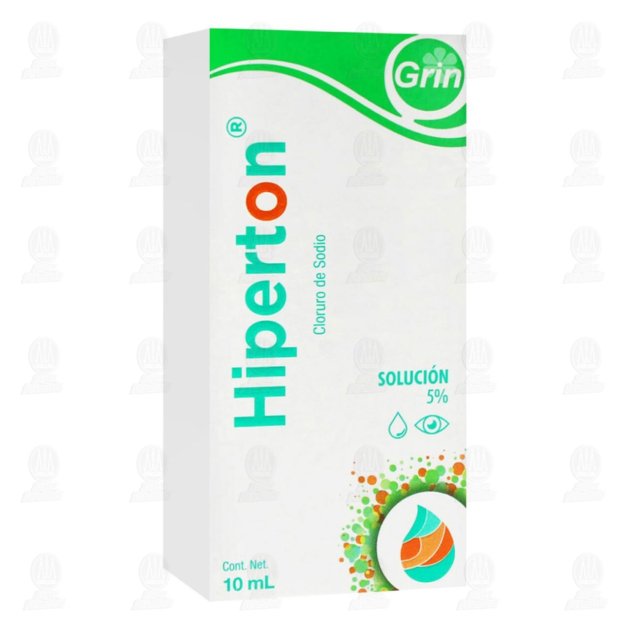 Hiperton 5%, 10 ml Soluci&oacute;n Oft&aacute;lmica Gotas. image number 0