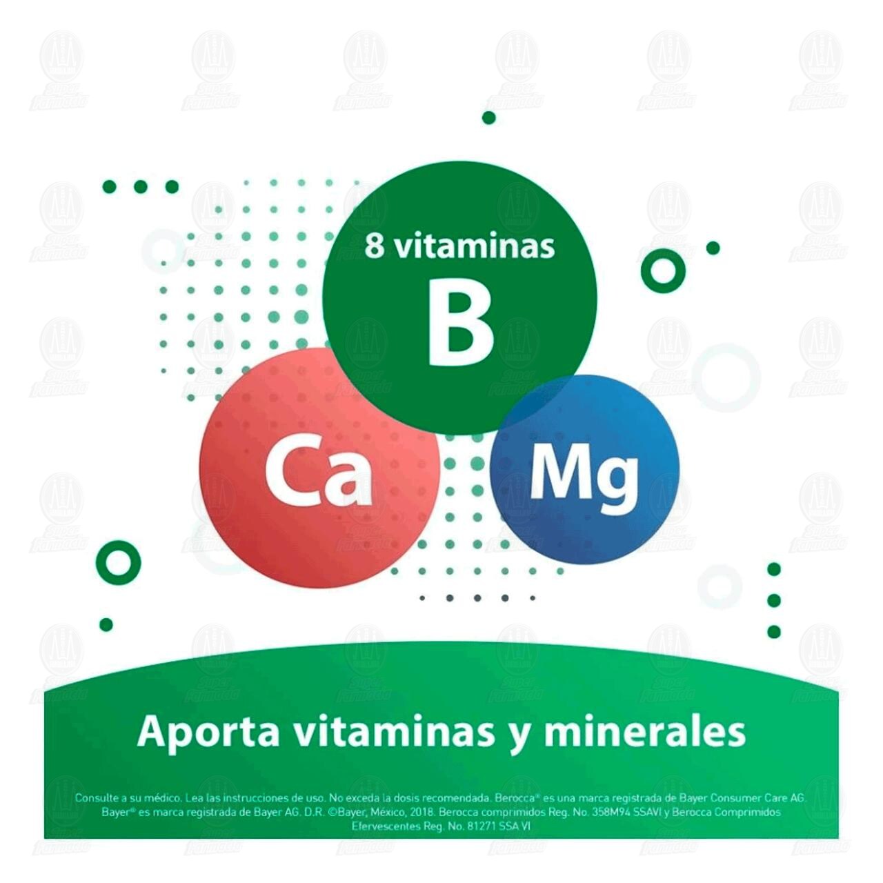 Berocca, 10 Tabletas Efervescentes. image number 3