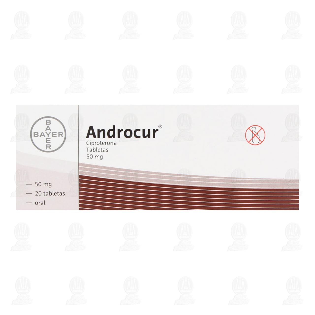 Androcur 50 mg, 20 Tabletas. image number 1