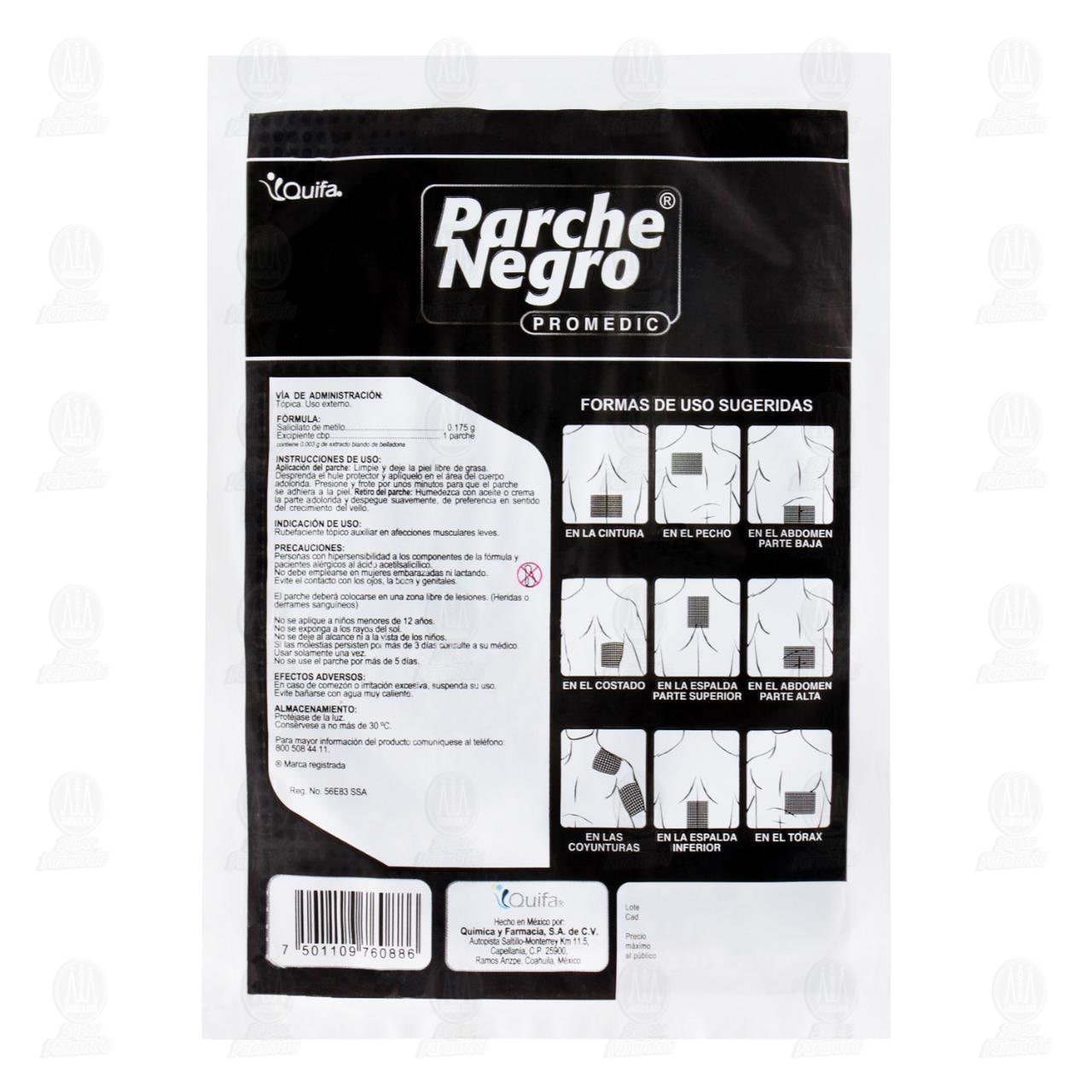 Parche Negro Promedic, 1 pz. image number 1