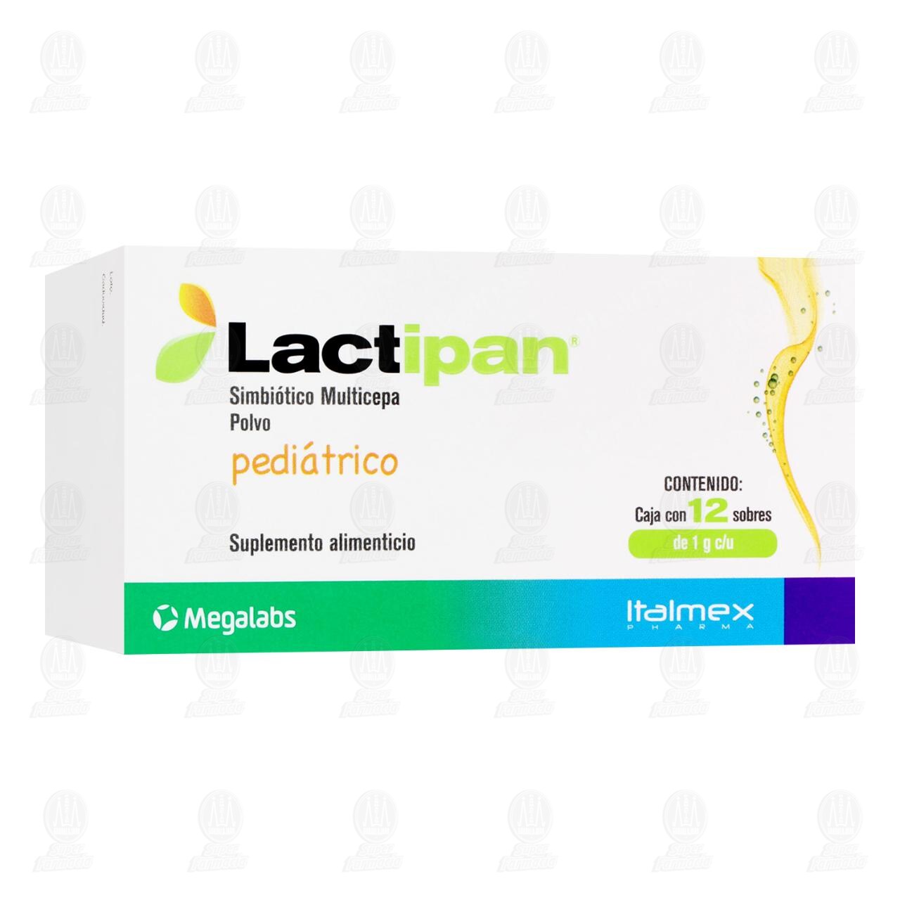 Lactipan Pediátrico Suplemento Alimenticio, 12 Sobres. image number 0