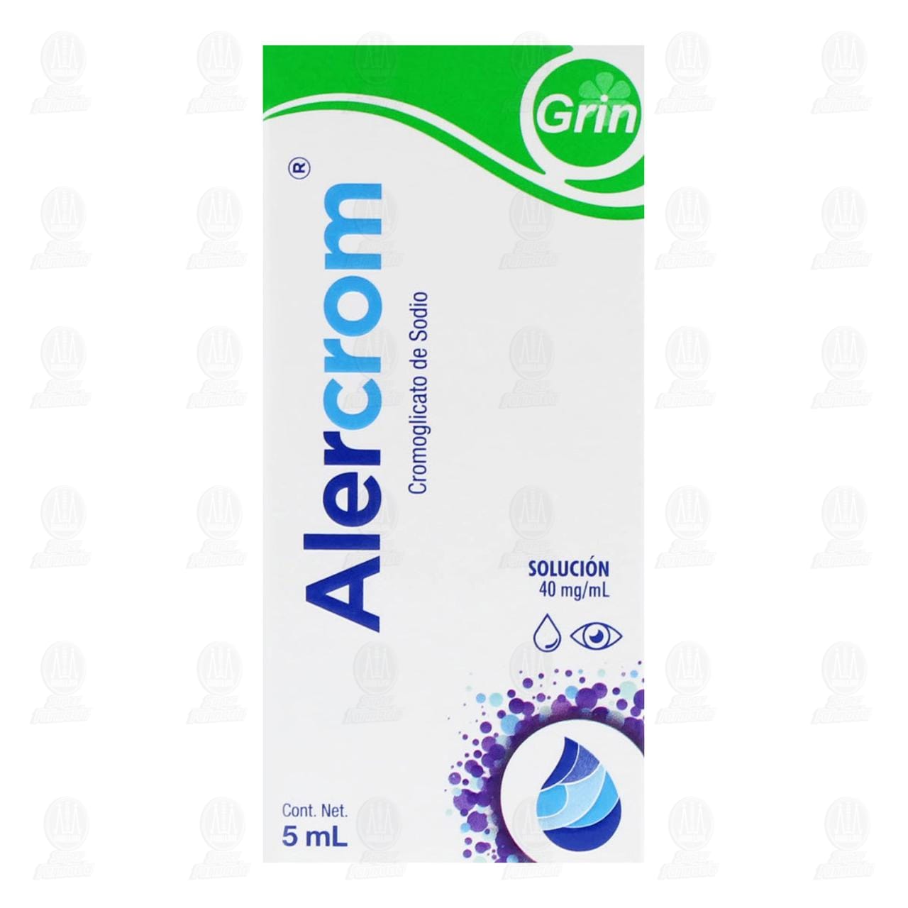Alercrom 40mg/ml Soluci&oacute;n Oft&aacute;lmica Gotas, 5 ml. image number 1