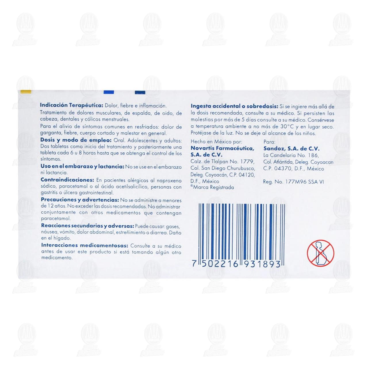 Dolotandax 275mg/300mg, 12 Tabletas. image number 2