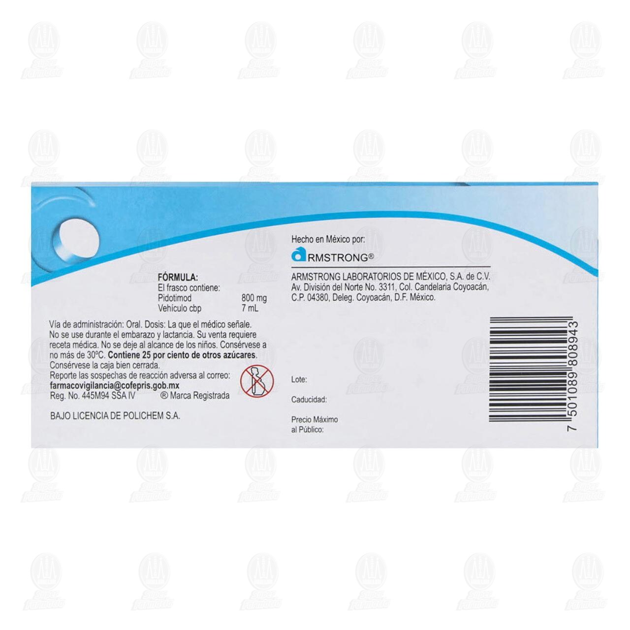 Adimod 800mg/7ml Soluci&oacute;n 10 Frascos Monodosis, 7ml c/u. image number 2