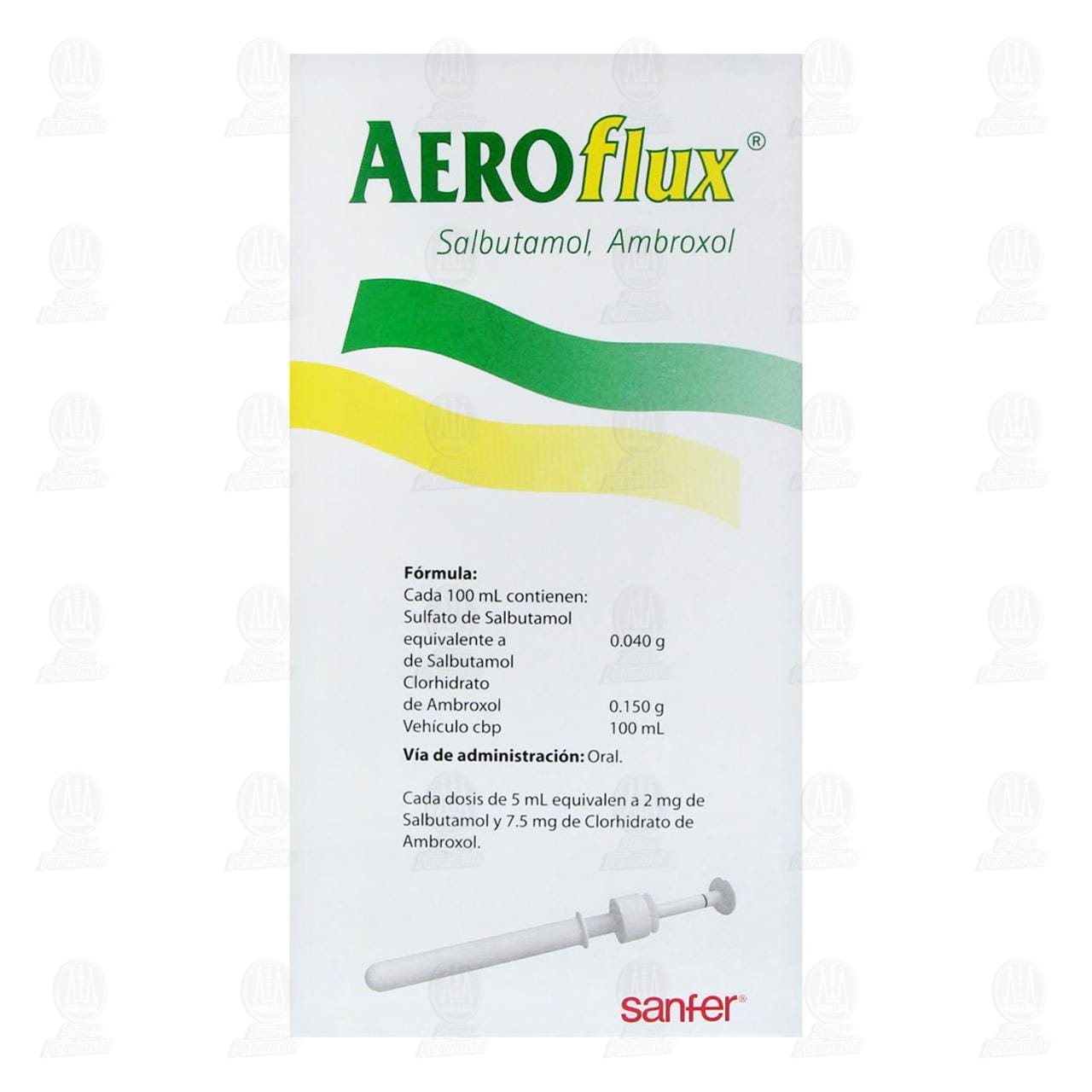 Aeroflux 0.040mg/0.150mg/100ml Soluci&oacute;n, 120 ml. image number 2