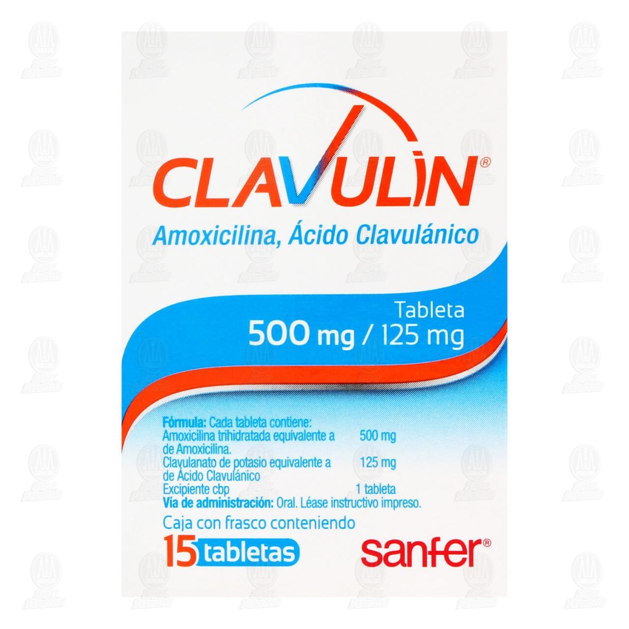 Clavulin 500mg/125mg, 15 Tabletas. image number 2
