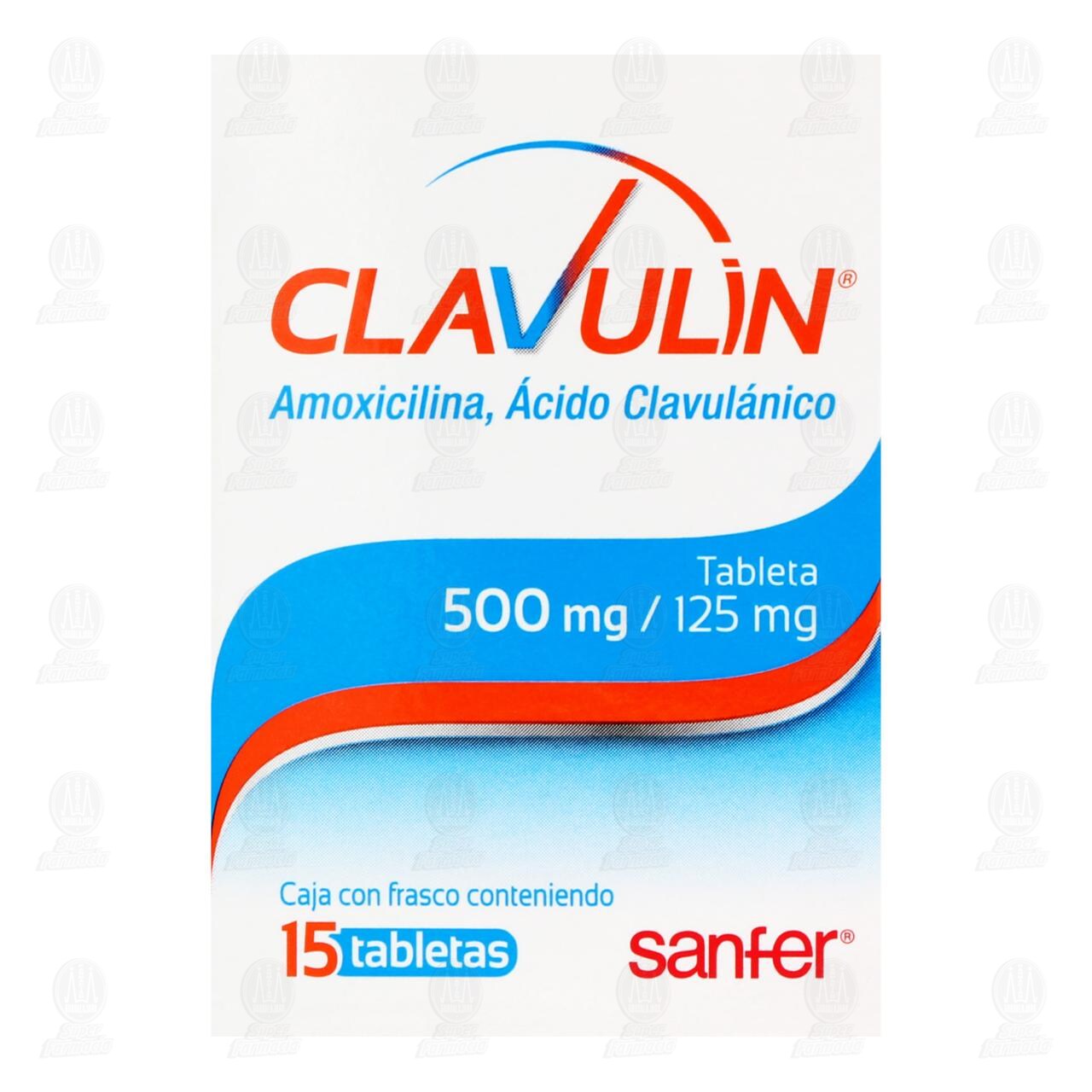 Clavulin 500mg/125mg, 15 Tabletas. image number 1
