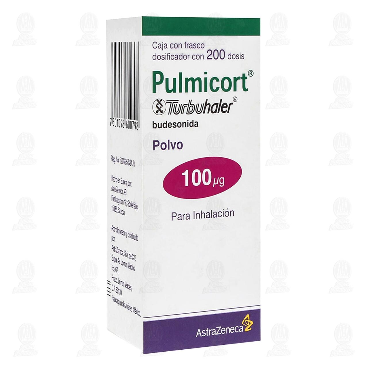 Pulmicort Turbuhaler 100 mcg Polvo para Inhalaci&oacute;n, 200 Dosis. image number 0