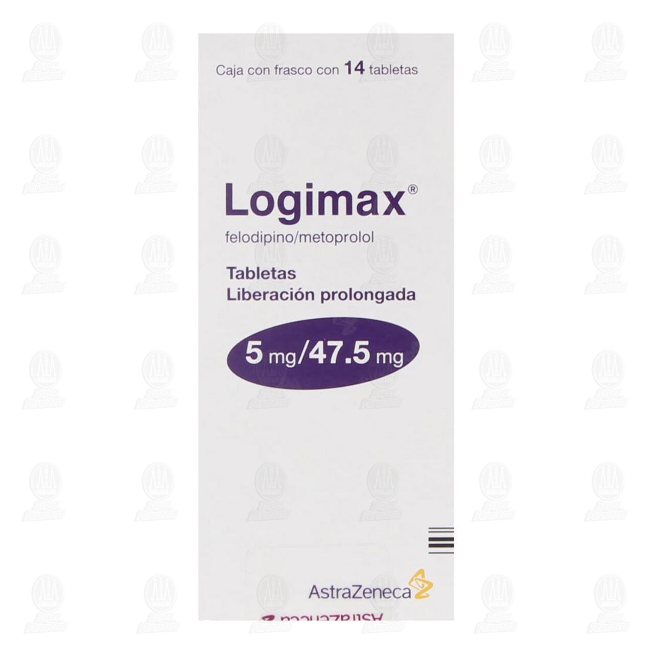 Logimax 5mg/47.5mg, 14 Tabletas. image number 1