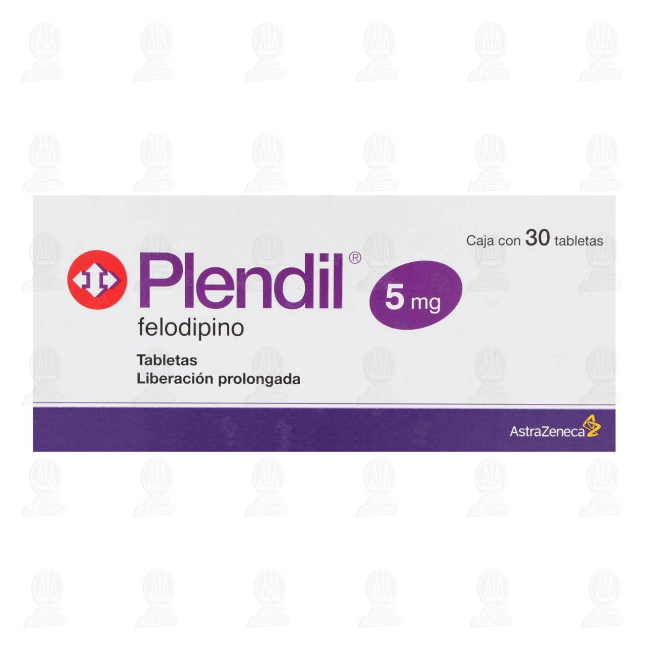 Plendil 5 mg, 30 Tabletas. image number 1