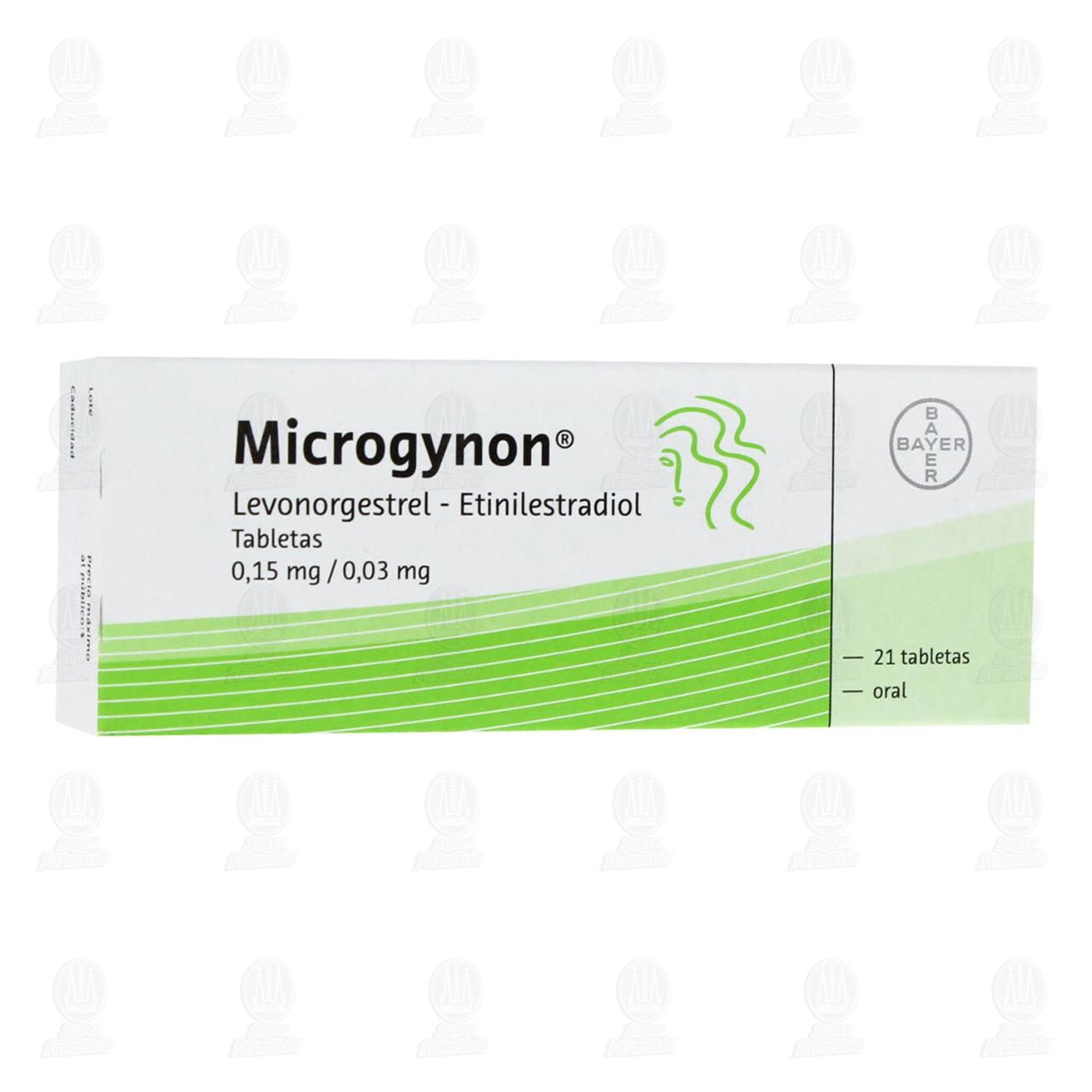 Microgynon 0.15mg/0.03mg, 21 Tabletas.